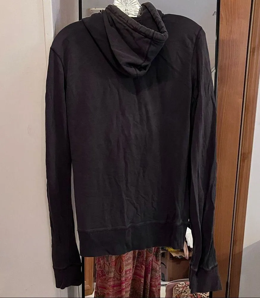 Dark grey Baylor University zip hoodie - Image 2