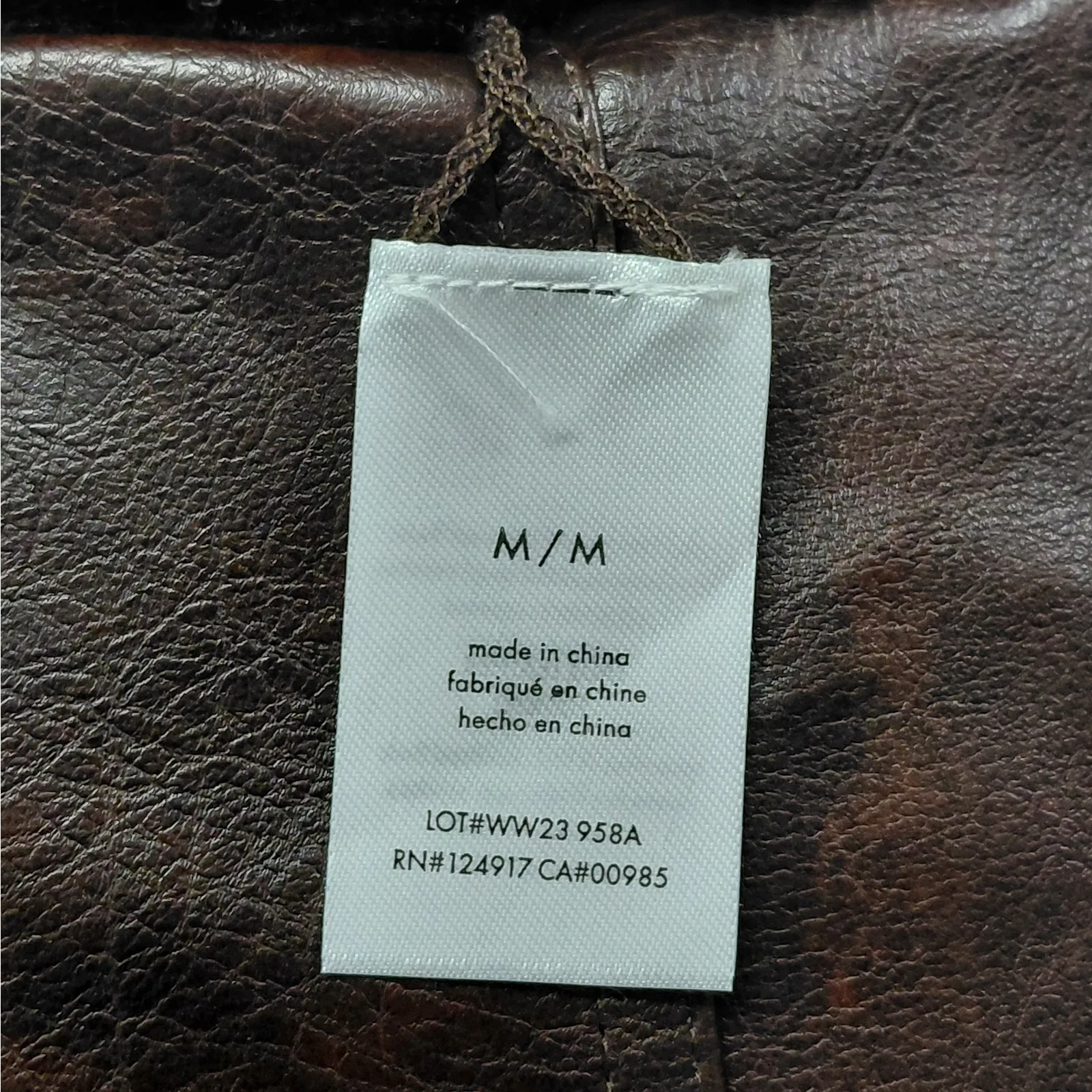 WeWoreWhat Womens Reversible Vegan Leather Sherpa Vest Jacket Size Medium NWT - Image 10