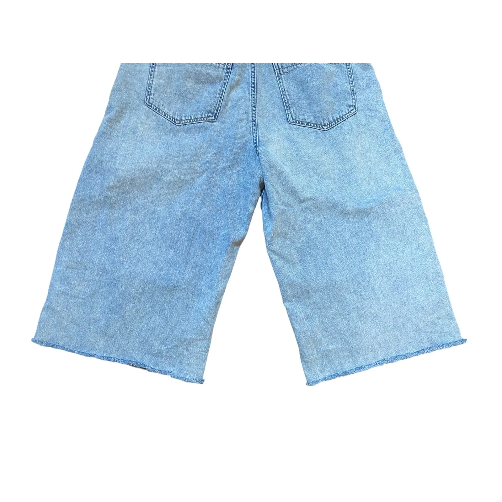 Lucky Brand Palazzo/Culotte Jeans Women's Light Wash Wide‑Leg Denim 10/30 EUC - Image 6