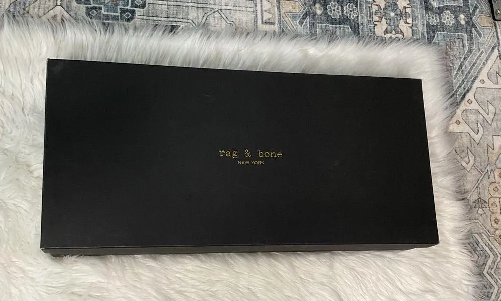 Rag and Bone NIB $795  Aslen Knee High Black Suede Boots Size: 36 - Image 8