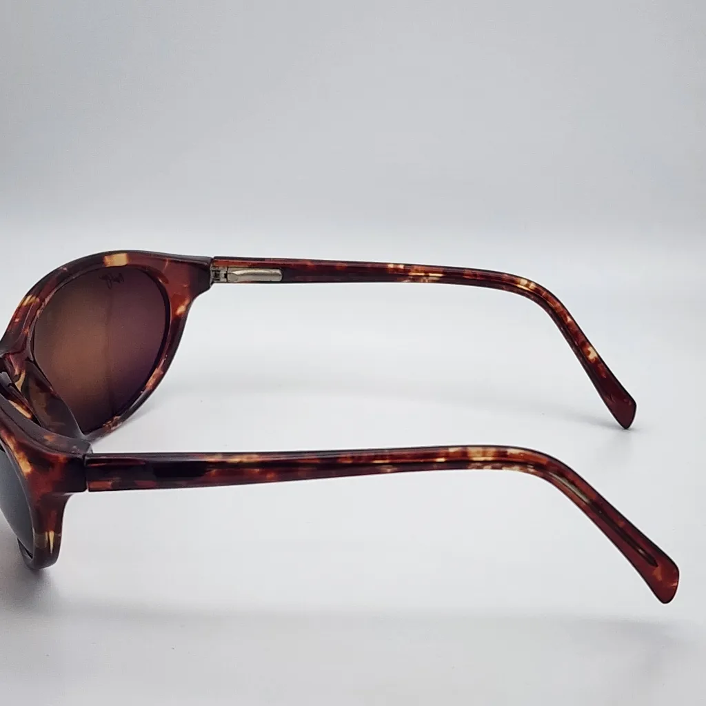 Maui Jim Polarized Tortoiseshell Sunglasses & Case - Image 9