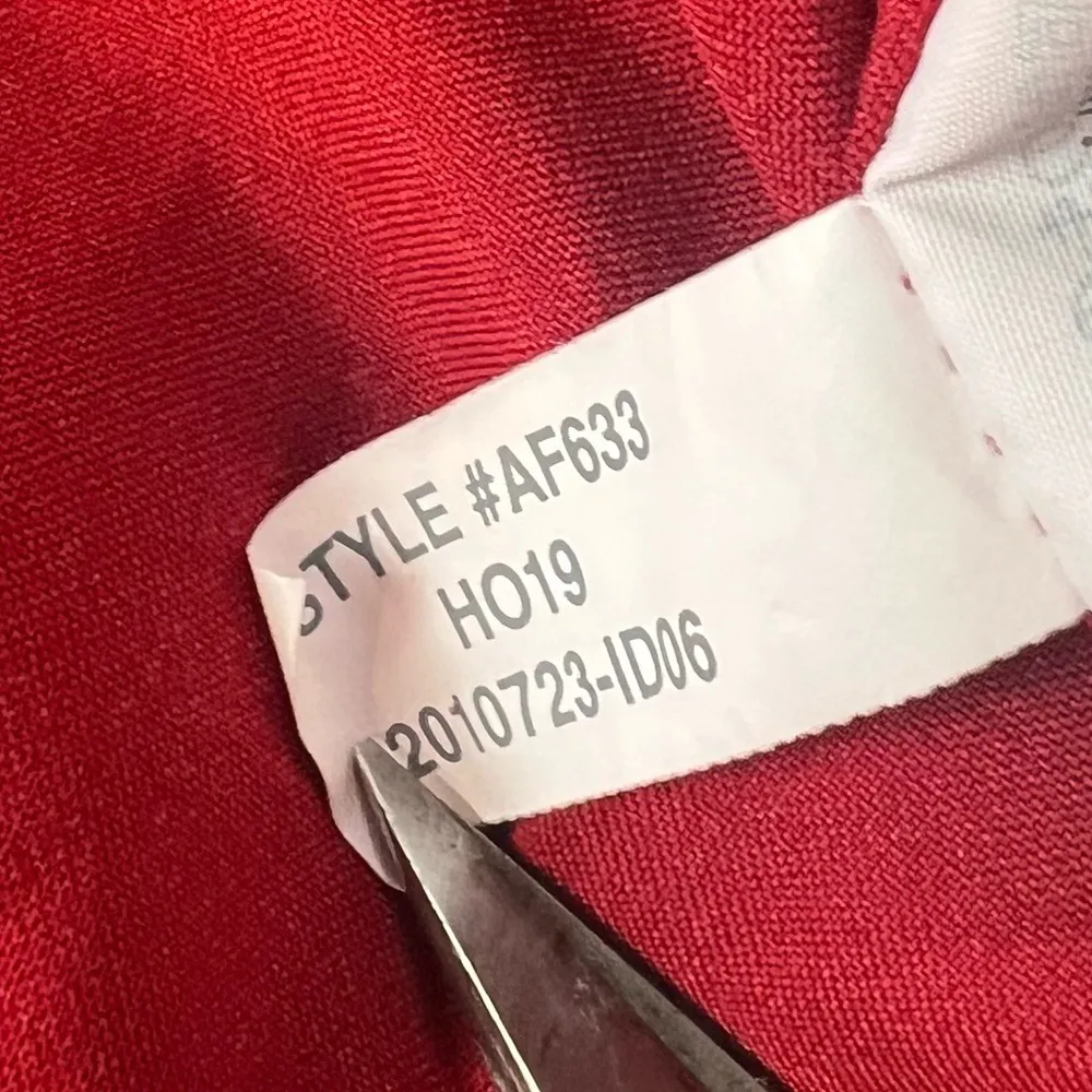 Madewell Floral Print Peplum Blouse Long Sleeve V Neck Red Top XS Romantic Class - Image 7