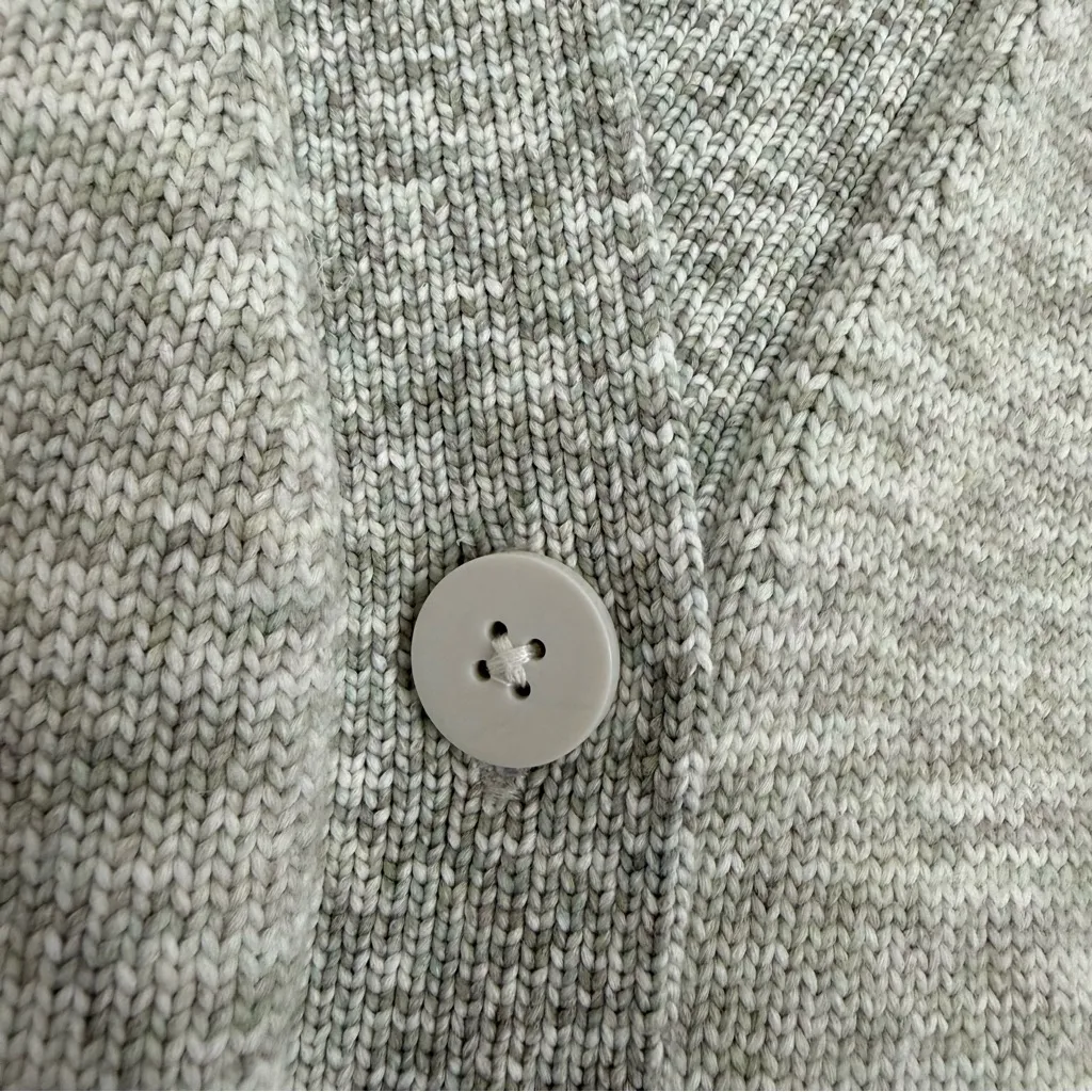Lululemon Boxy Cotton-Blend V Neck Cardigan  
Bone / White / Raw Linen / Vapor - Image 10