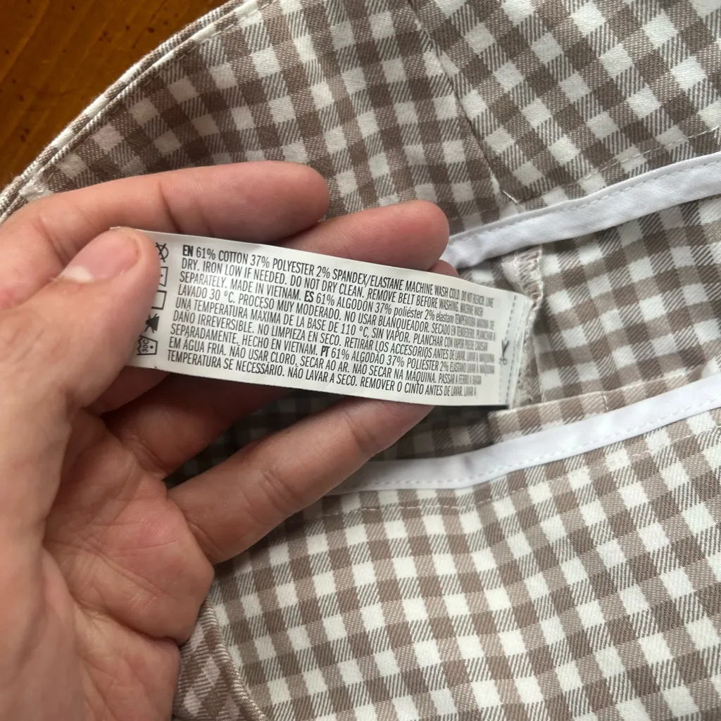 Forever 21 green Gingham Mini Skirt - Image 6