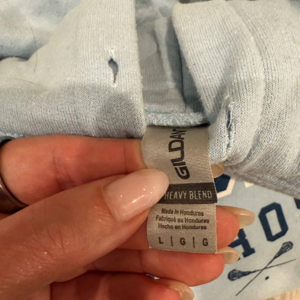 Gildan Light Blue Heavy Blend Sweatshirt - Image 2