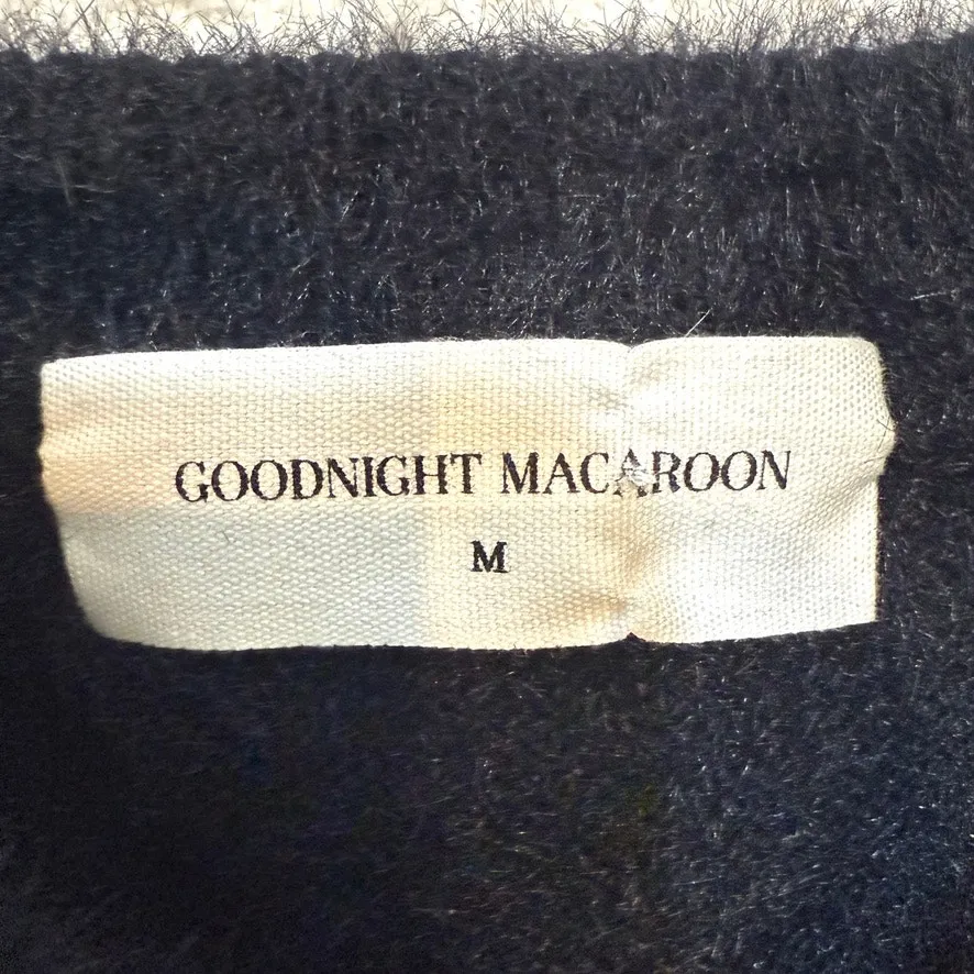 Goodnight Macaroon medium cutout fuzzy sweater top SP 2932 - Image 2