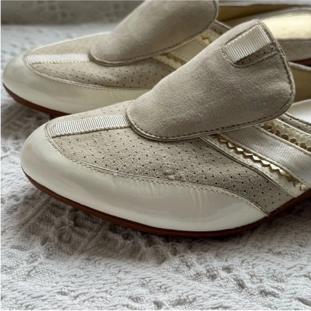 Cole Haan Nike Air Beige and Cream Women's Mules Slide Sneakers - Image 7