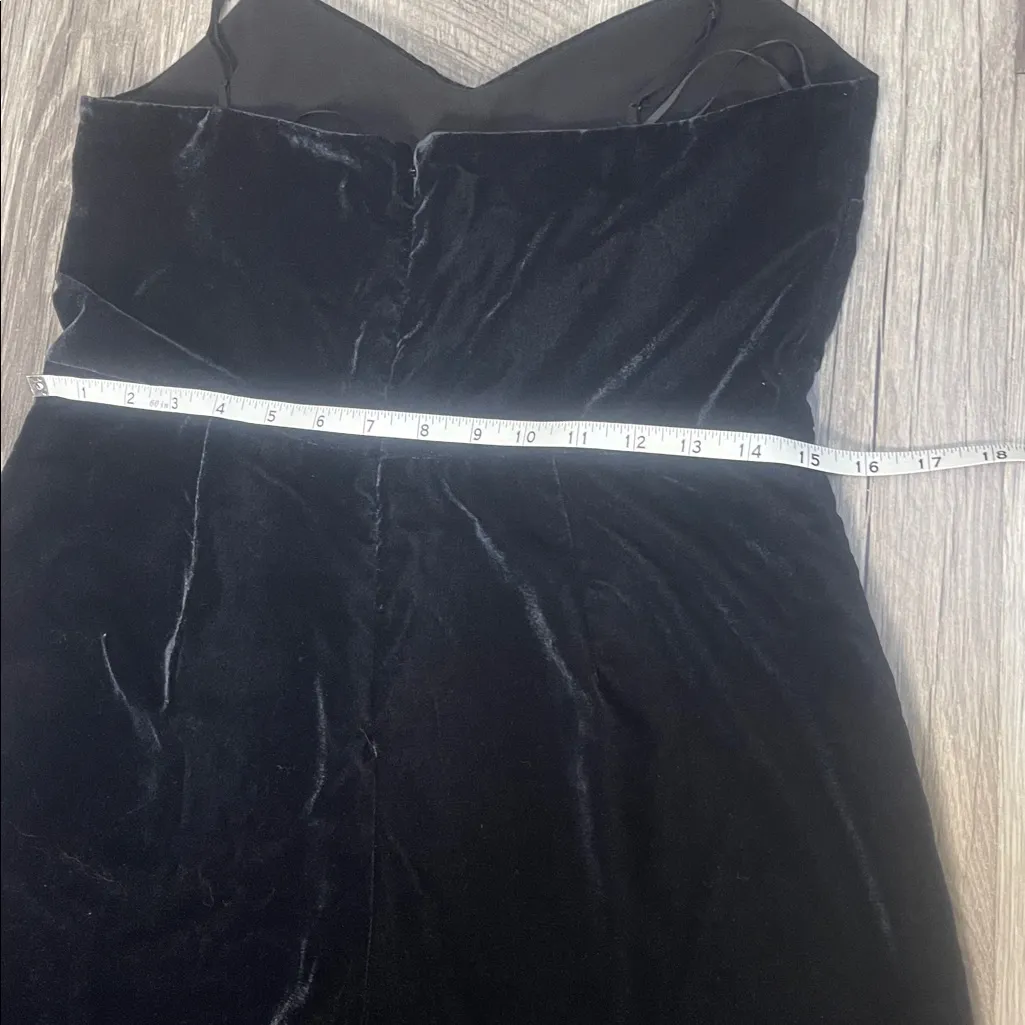 J. Crew Classic Black velvet onesie. - Image 10