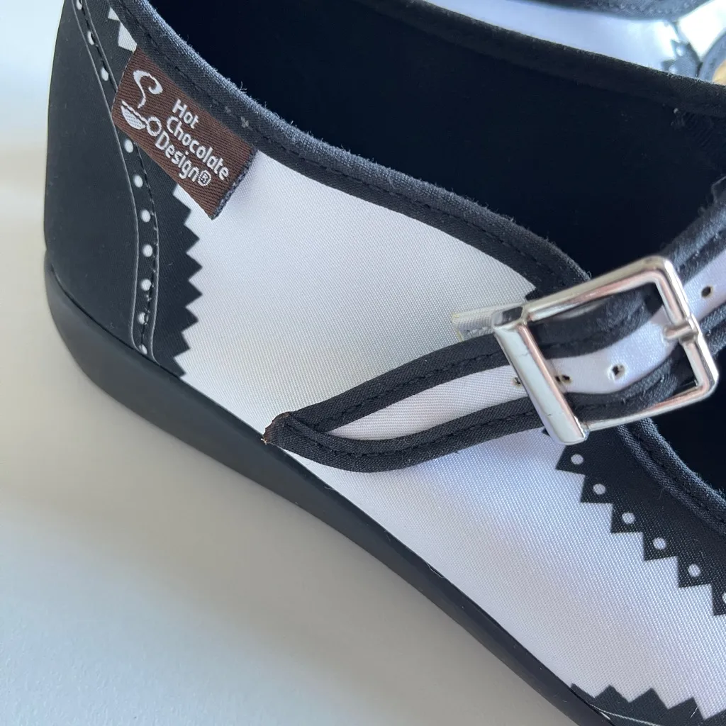 Chocolaticas Havana Women's Mary Jane Flat Black Size 8 - Image 14