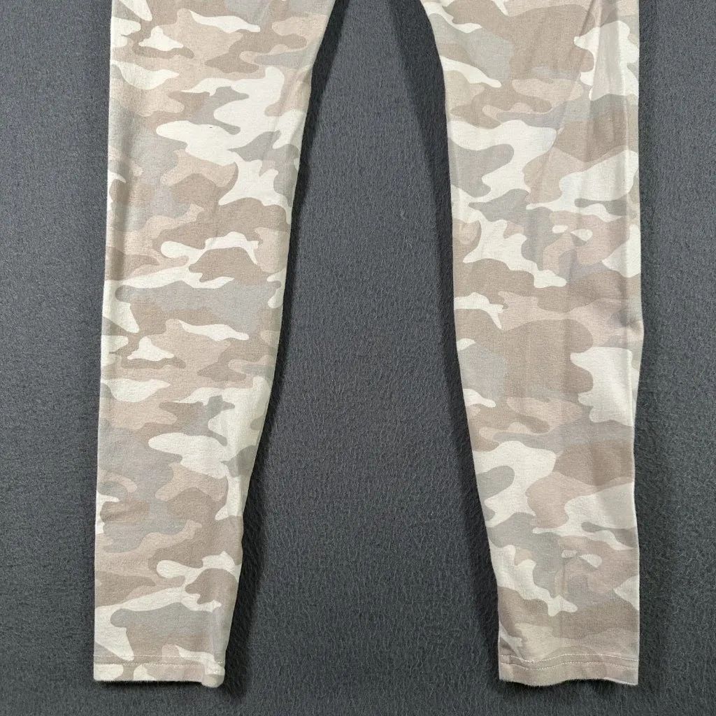 Wild Fable Leggings Womens Small Beige Tan Camo High Rise Stretch Yoga Pants - Image 6