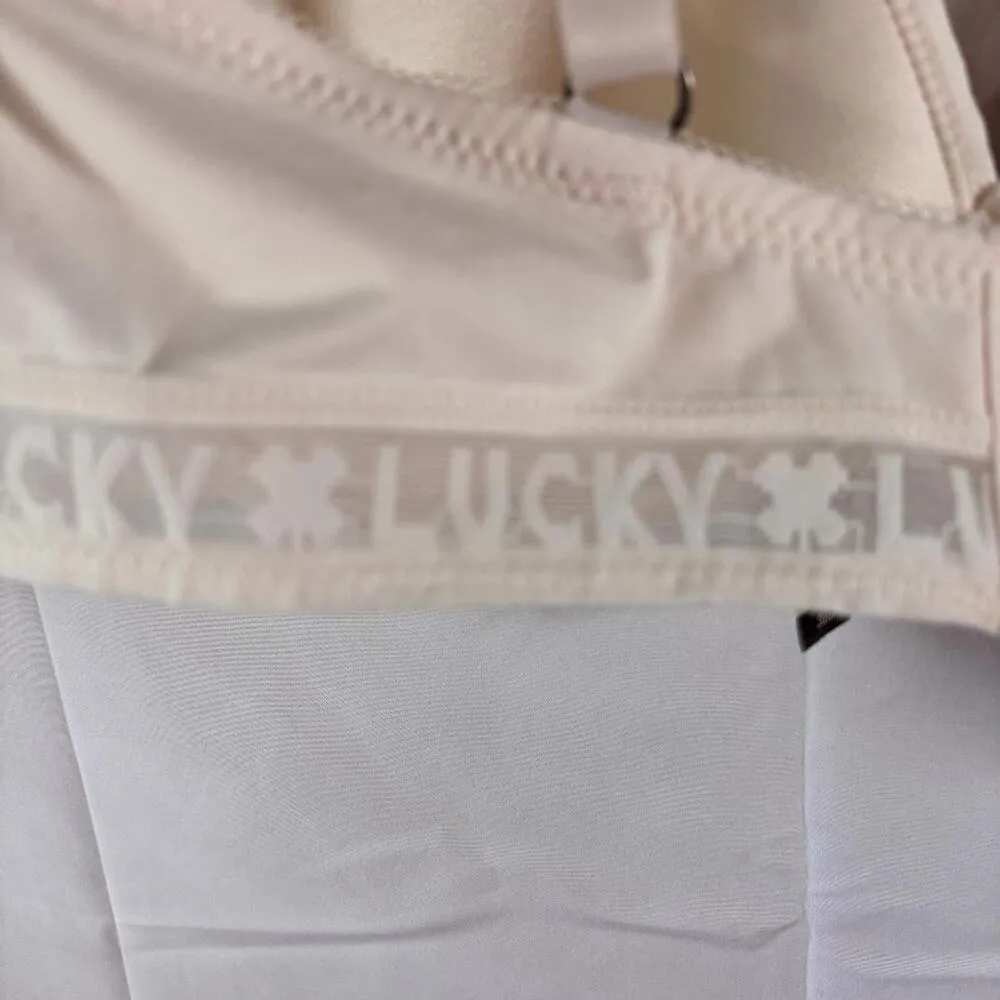 Lucky Brand Bra Womens 38D Cream Underwire Lined Adjustable - Image 3