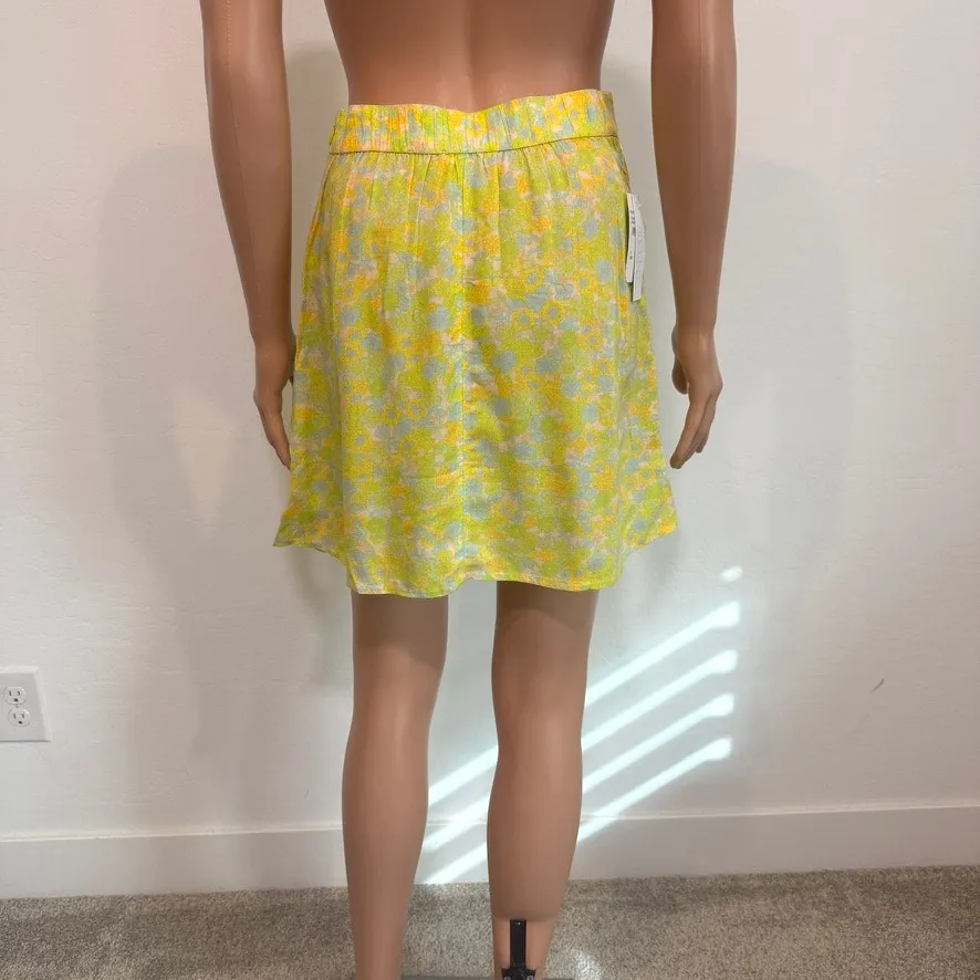 Abound small neon floral a line lightweight mini skirt SK 3136 - Image 5