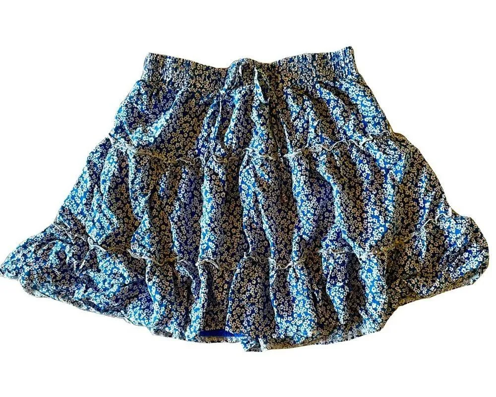 Princess Polly Tiered Ruffle High Waist Circle Mini Skirt 6 - Image 2