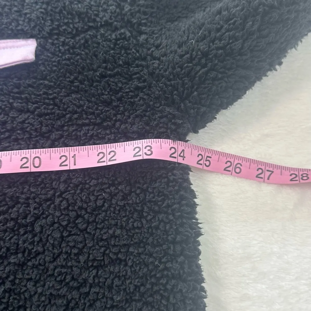 Koolaburra by Ugg Cozy Sherpa 1/4 Zip Pullover Black in Size XL - Image 2