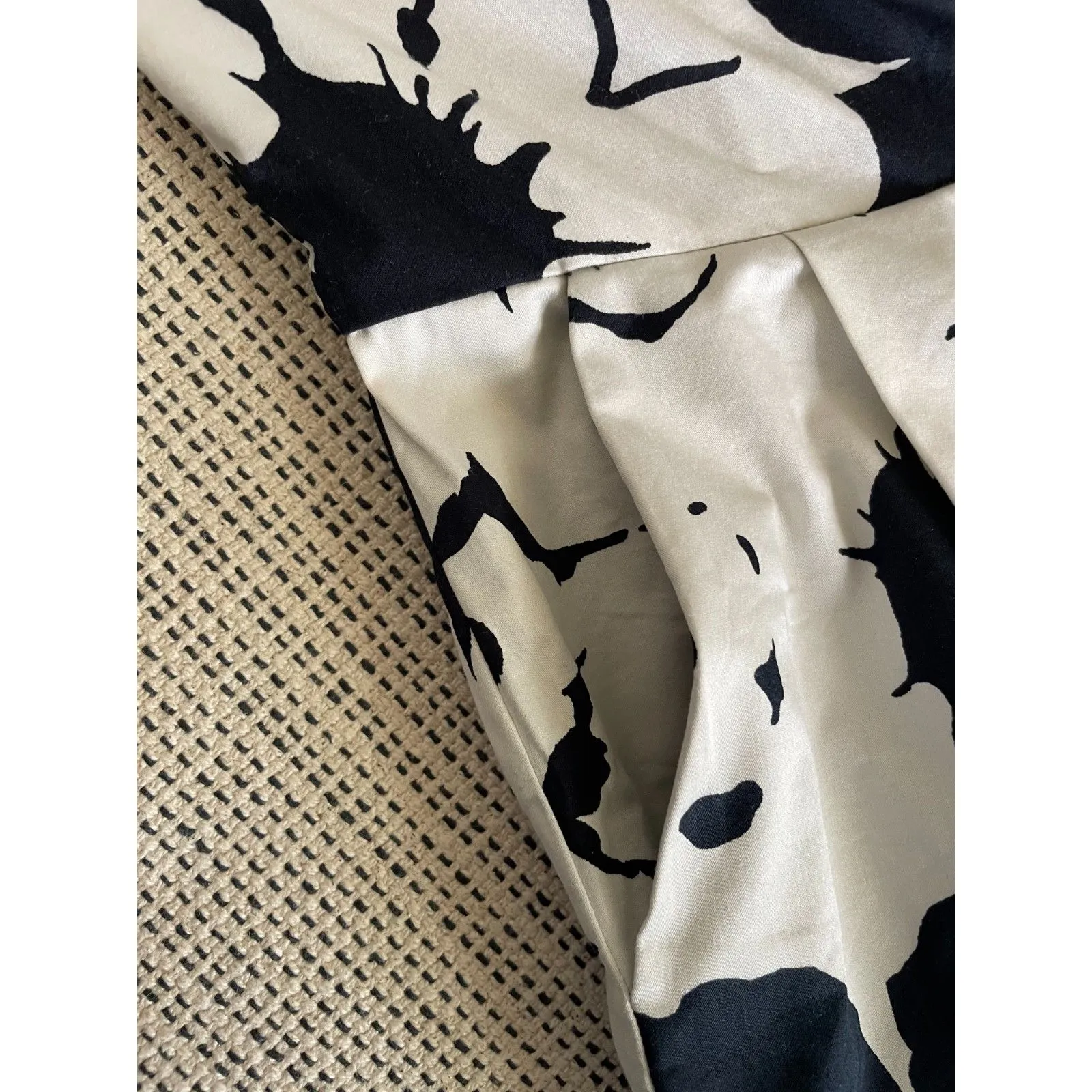 The Limited Black White Strapless Floral Dress Sz 2 Chic Cocktail Party Wedding - Image 6