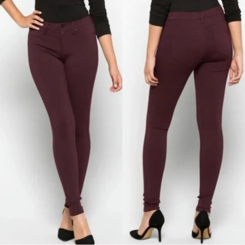 Liverpool Los Angeles skinny pant in Aubergine 2P - Image 2