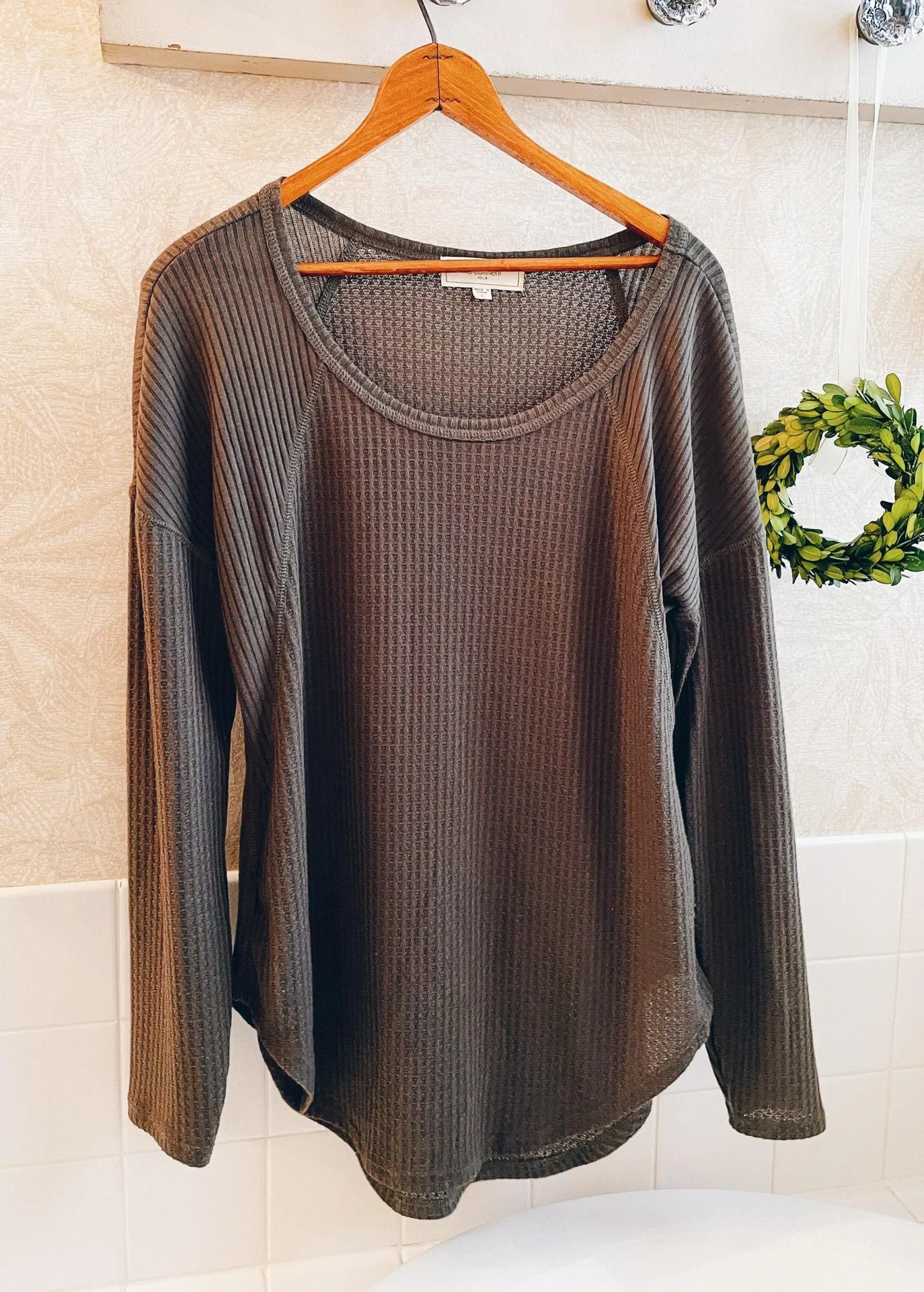 No Comment Green thermal top- - Image 2