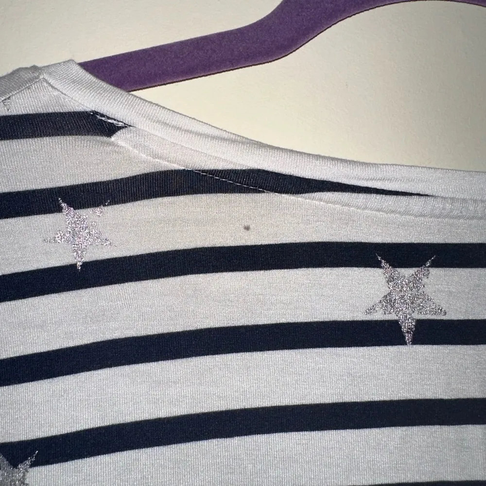 Westport Striped Star Tee - Size 1X - Image 5