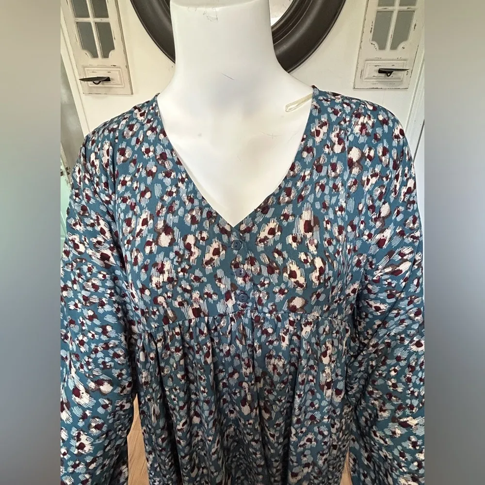 Teal Mix Women's Dress - Image 4