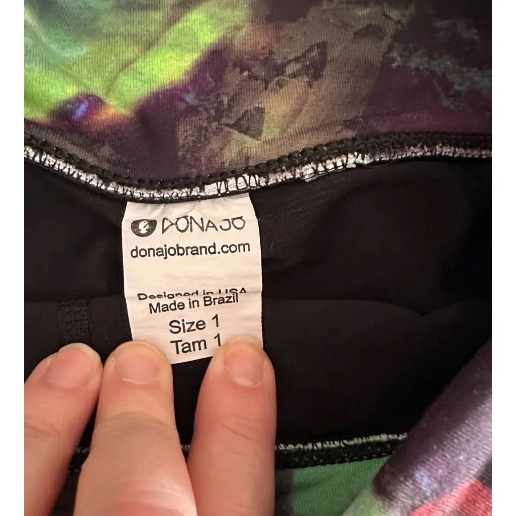 Dona Jo JoJo Skort Womens 1 Multicolor Tennis Golf Running Athletic Skirt Blue - Image 5