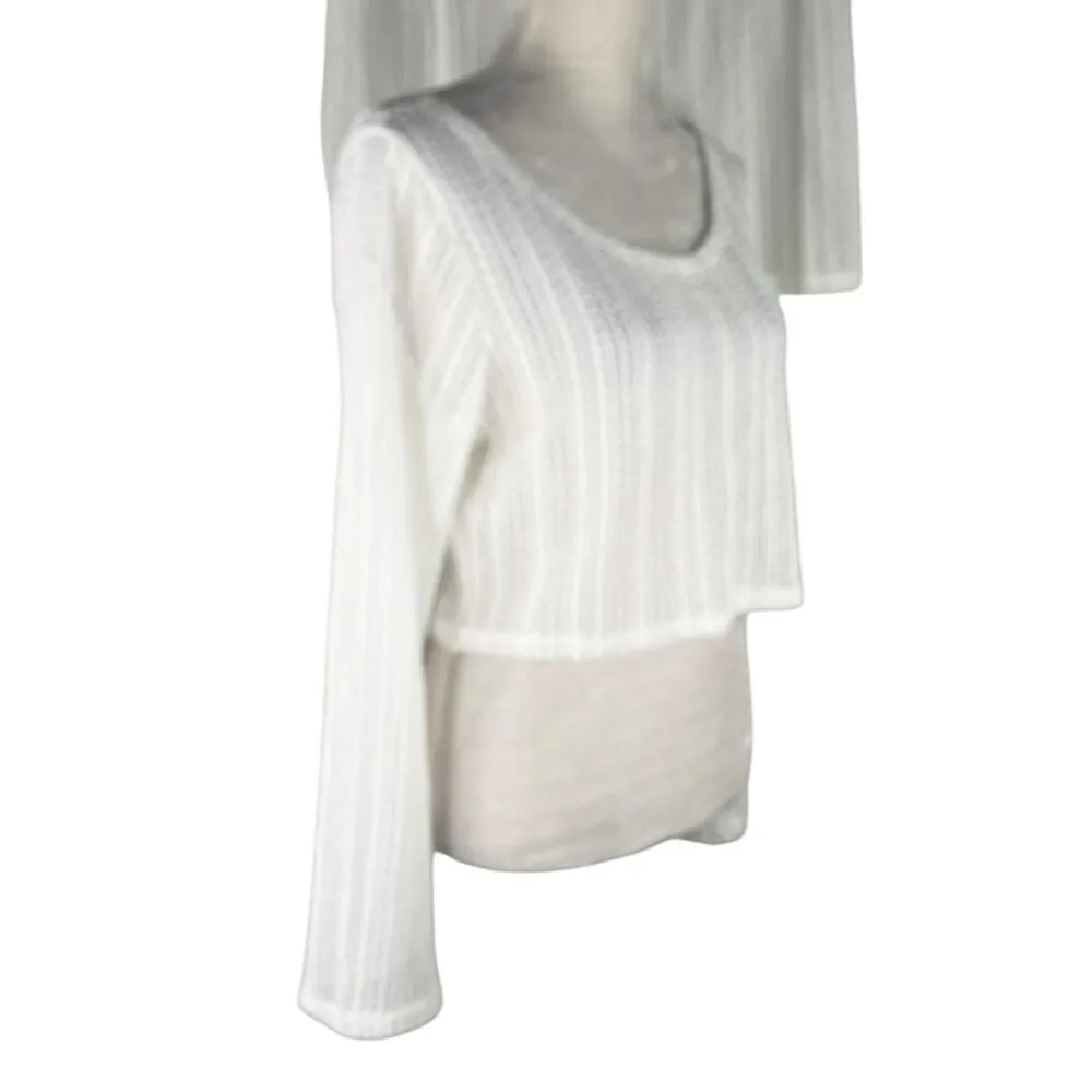 Becotal Swim Coverup Set White Crochet XL Vacation Cruise New - Image 11