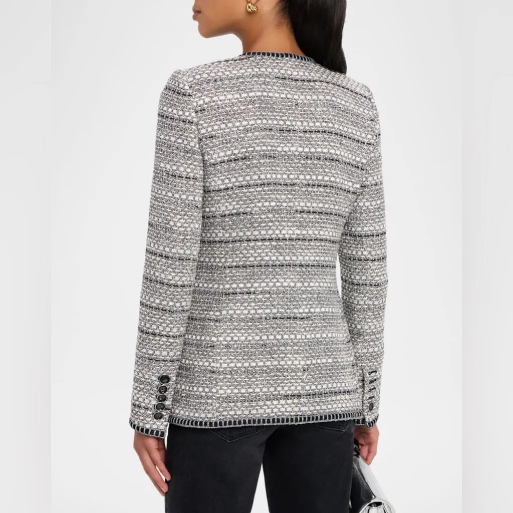 Veronica Beard Alessia Tailored Tweed Jacket 8 - Image 3