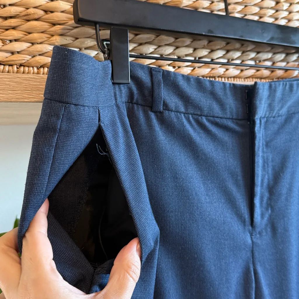 Banana Republic Hampton Ankle Mid-Rise Woven Career Dress Pant Trouser, 12 - Image 4