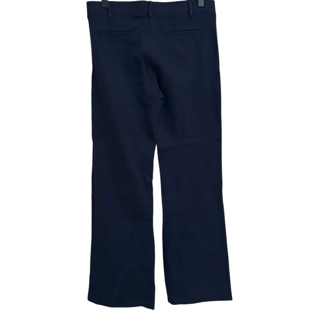 Betabrand Classic Dress Pant Yoga Pants‎ Straight Leg Navy Blue Medium Petite - Image 3