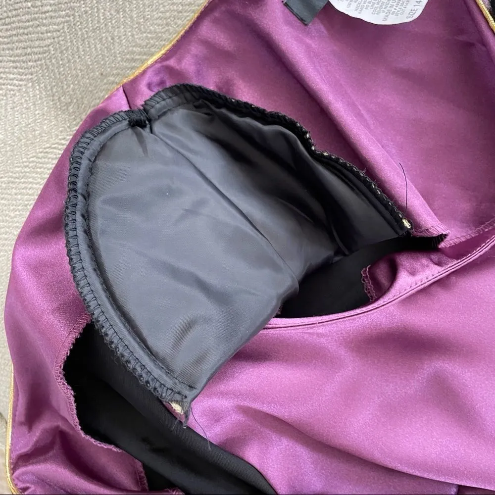 Dress Barn Collection Jacket Shell Combo Pull On Velvet Pants 14W - Image 6