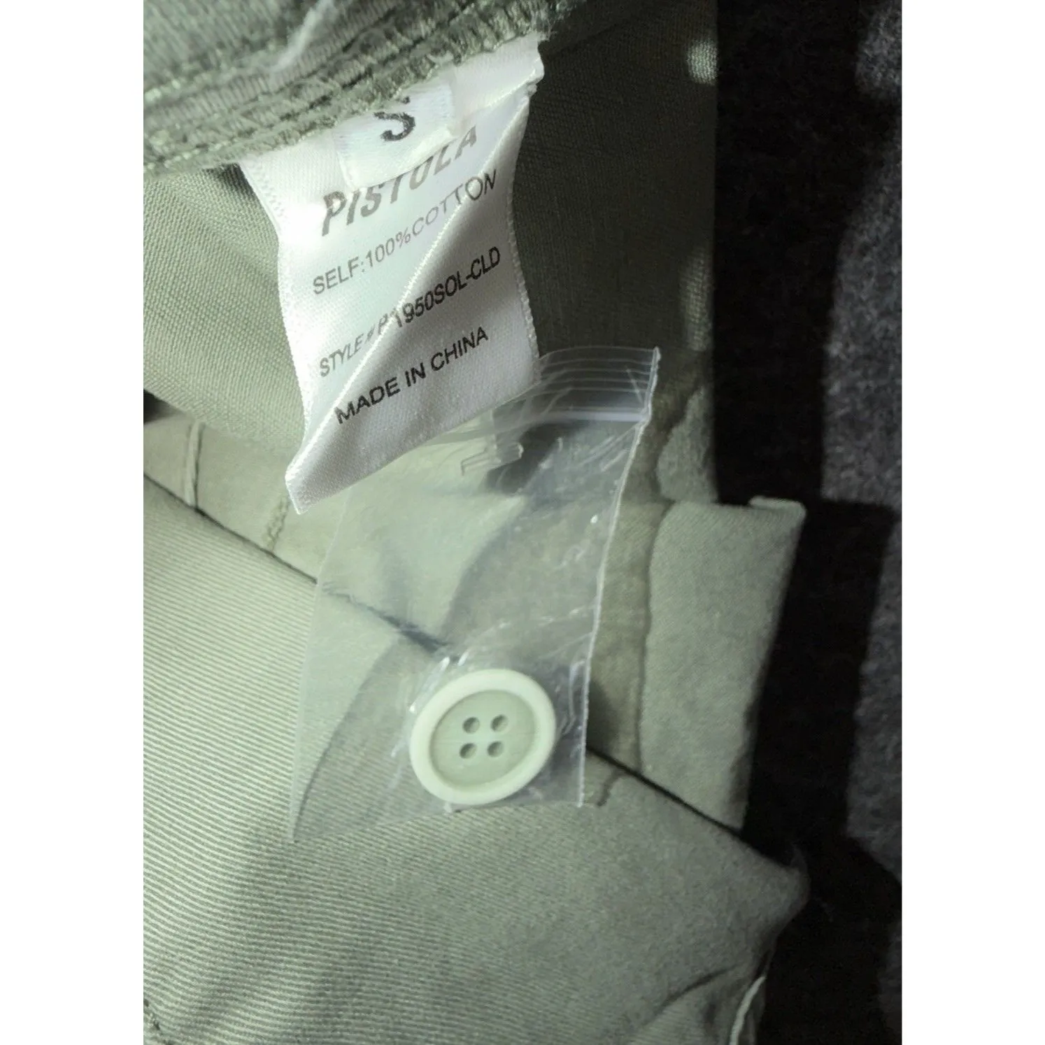 PISTOLA Grover Field Suit Jumpsuit Sage Green Daisy Embroidery Women's Size S - Image 7