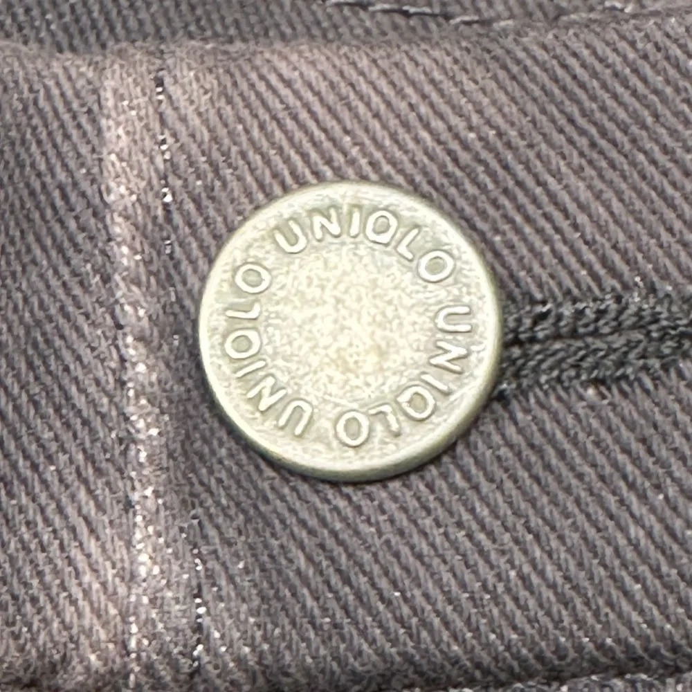 Uniqlo Dark Gray Stretch Denim Soft Jeans Leggings Pants Size Large EUC #CA-2427 - Image 5