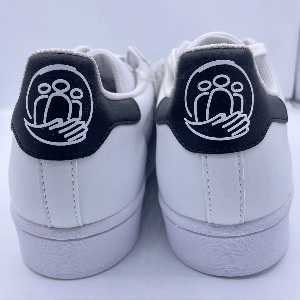 Adidas superstar primegreen white unisex sneakers Size 7 - Image 3