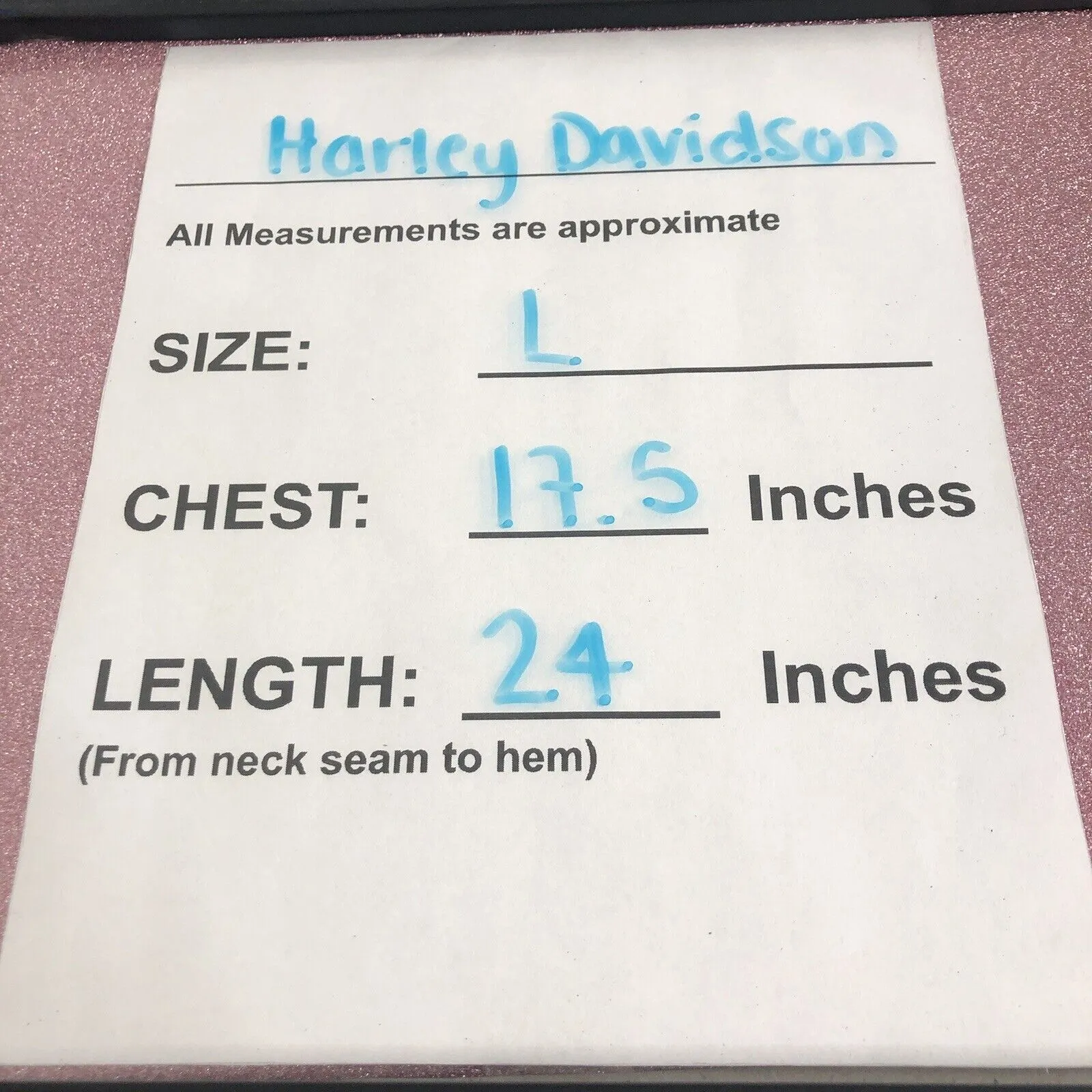 Harley Davidson Womens T shirt L Short Sleeve Hearts Roses Orlando Florida USA - Image 8