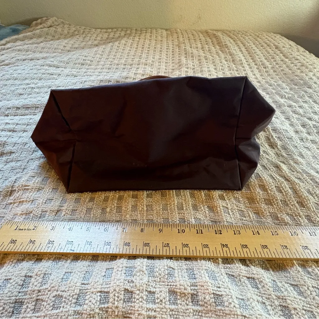 Longchamp Brown Nylon  Tote Bag - Image 6