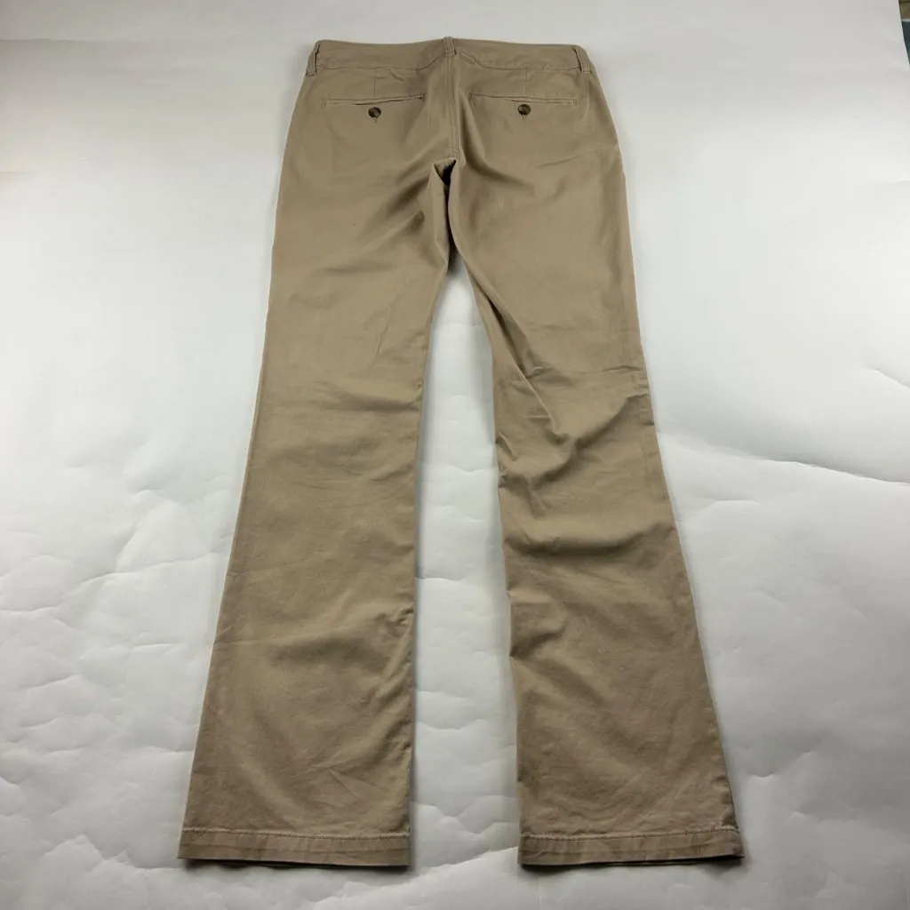 LONG American Eagle Tan Stretch Canvas Kick Boot Pant 6L - Image 5