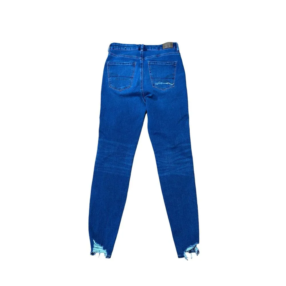 American Eagle The Dream Jean Jeggings Skinny Distressed Size 4 - Image 4