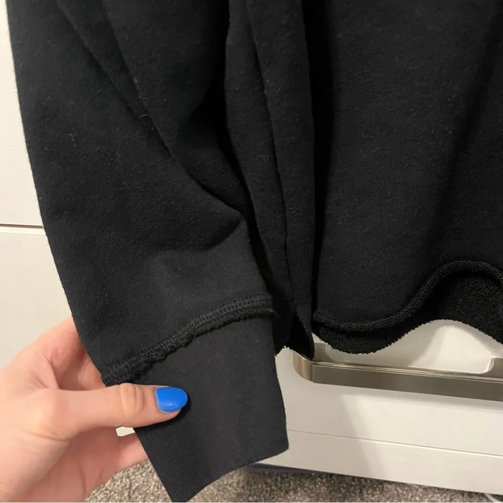 Aerie Black Lace Up Crewneck - Image 5