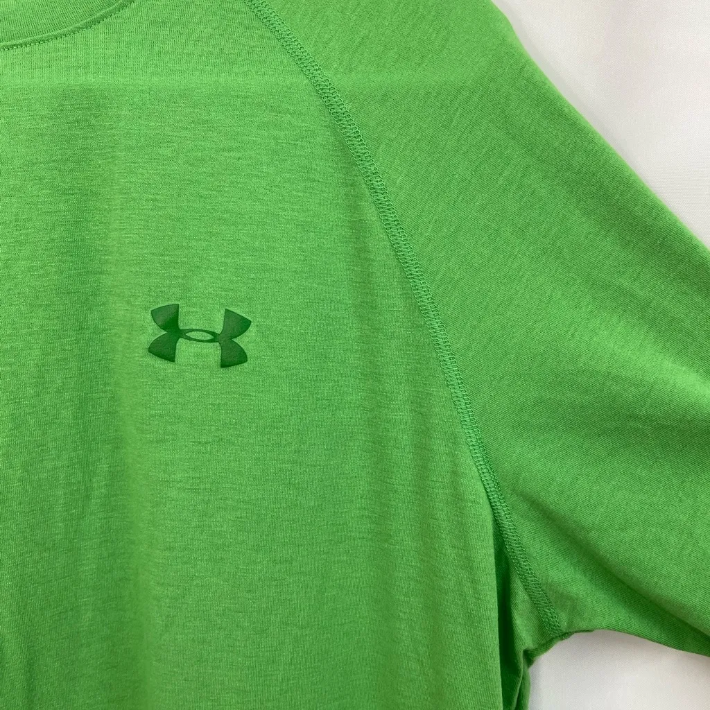 NWOT Under Armour men’s green loose heat gear lightweight active shirt‎ athletic - Image 2