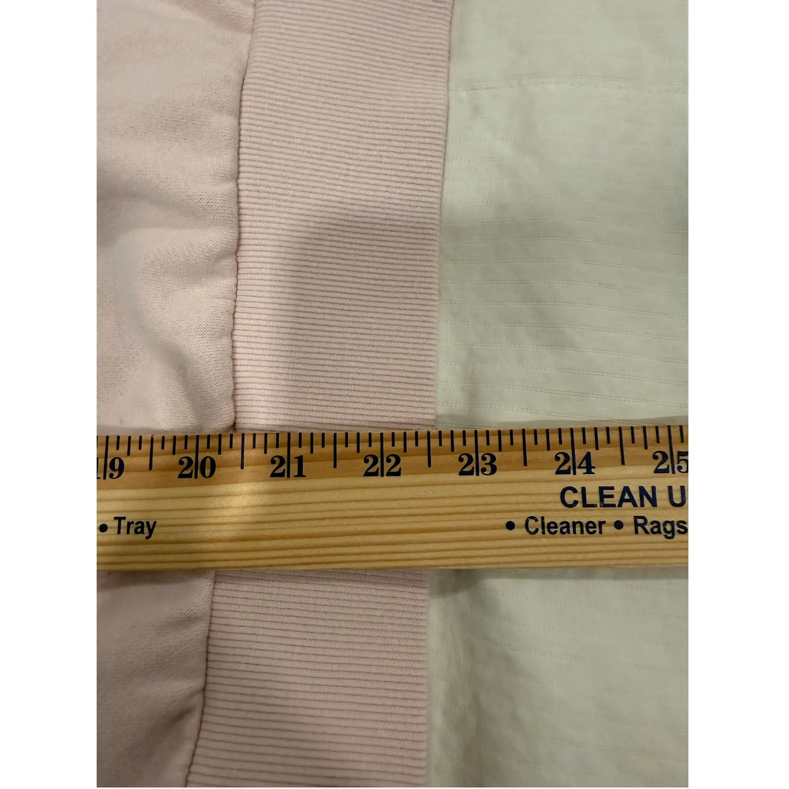 True Religion Brand Jeans Sweatshirt Womens M Pink Fleece Lined Ruched Sleeve Size M - Image 10