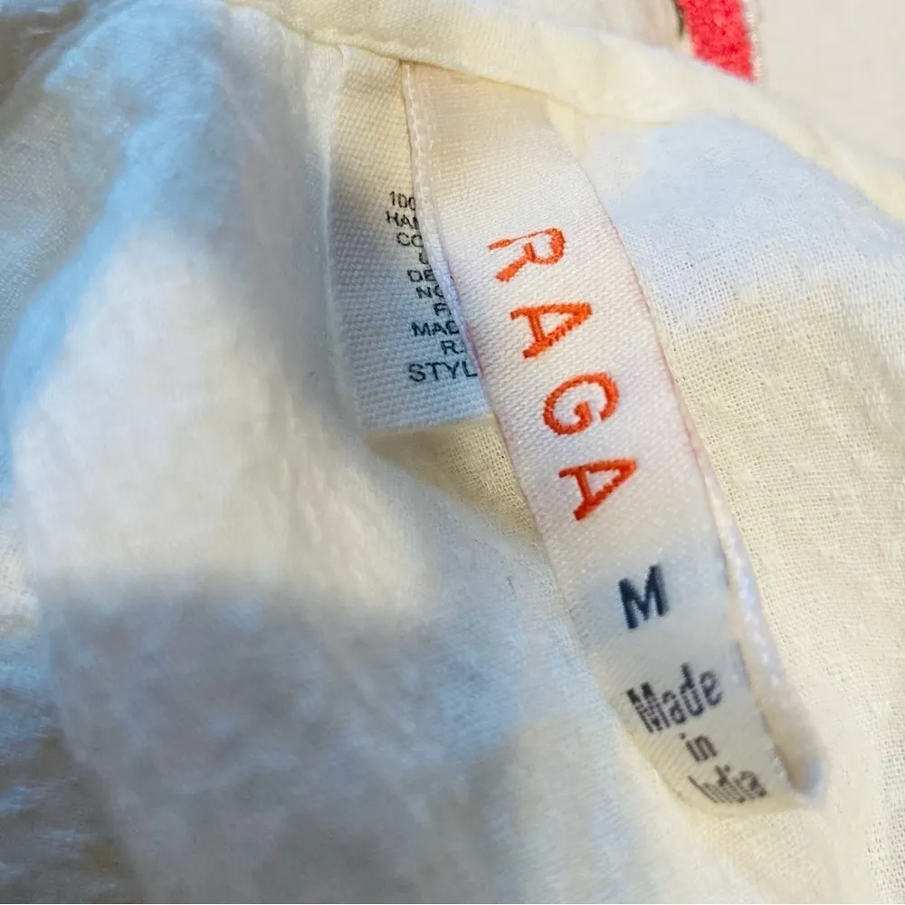 Raga Anthropologie embroidered and embellished summer mini dress. Size medium. - Image 6