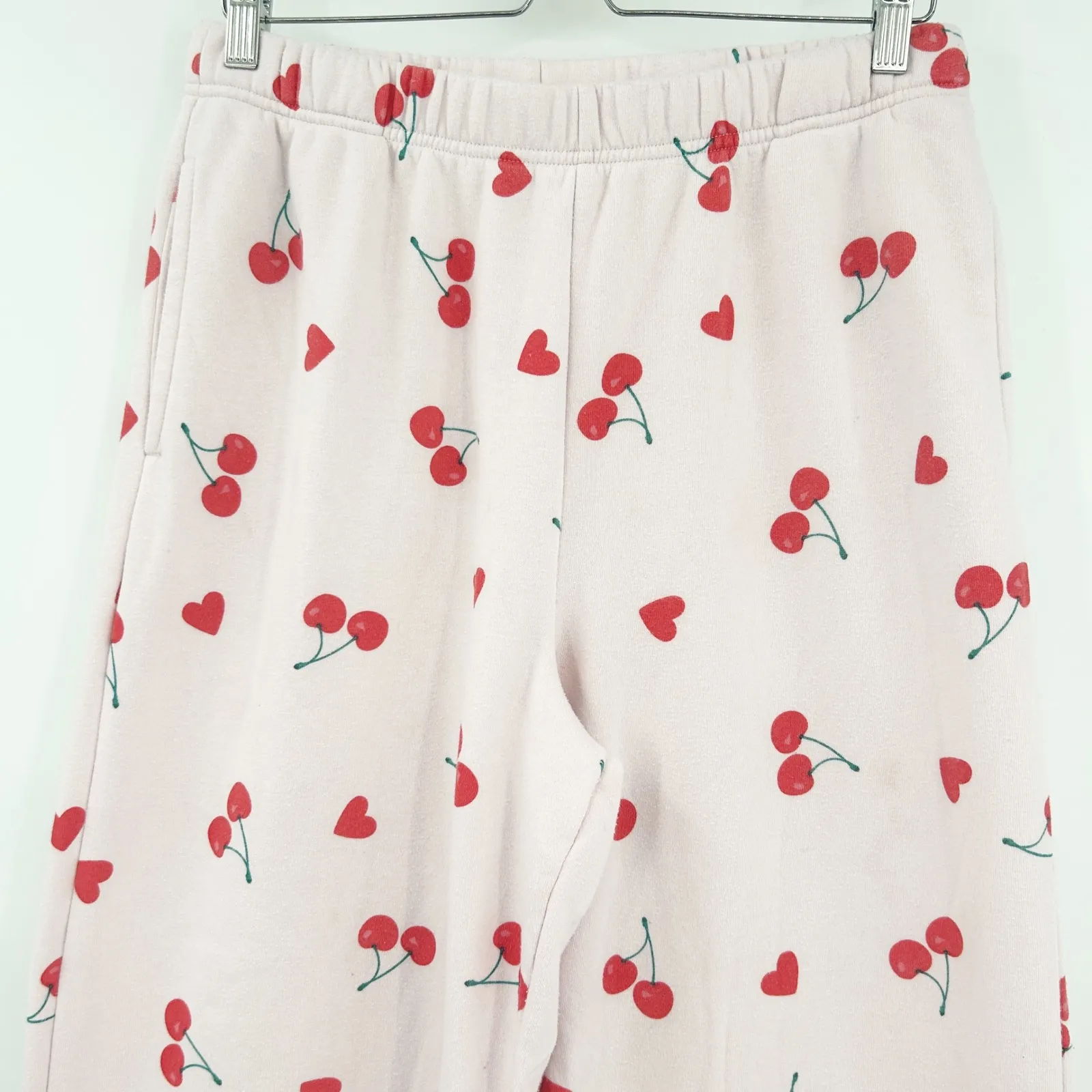 Grayson‎ Threads Cherry Heart Print Lounge Ahtleisure Sweatpants Womens Size L - Image 2