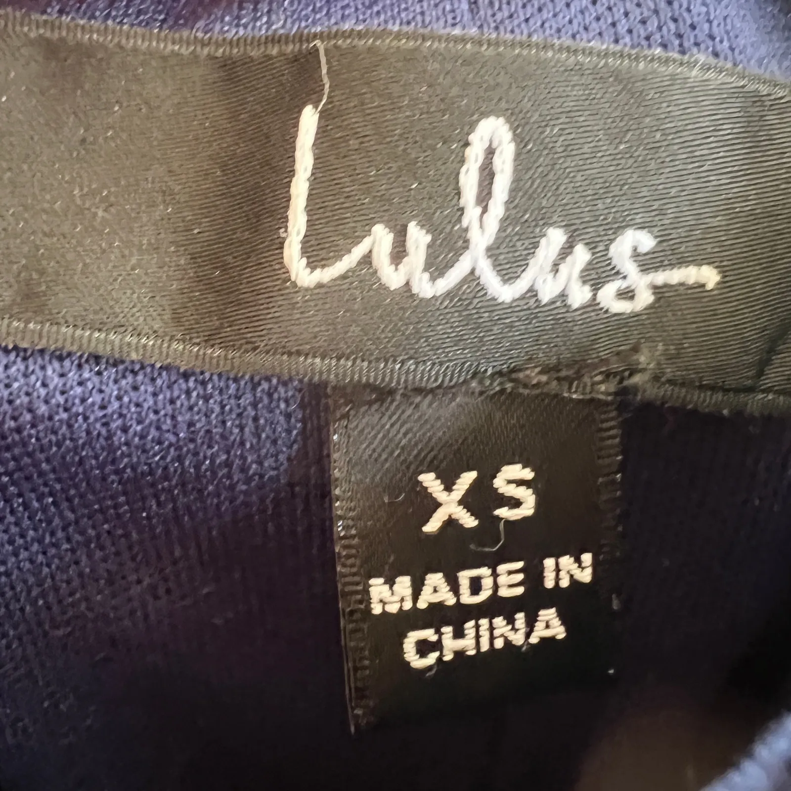 Lulus Blue Crushed Velvet Midi Dress Glam Coquette Wedding Guest Holiday XS‎ - Image 4