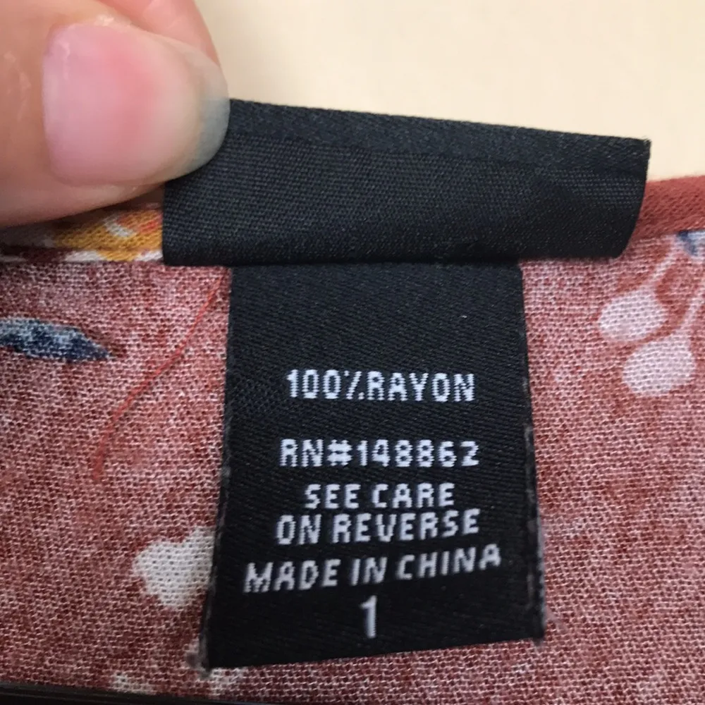 Torrid Women’s Boho Floral Print Keyhole Burnt Orange Long Sleeve Blouse - Image 8