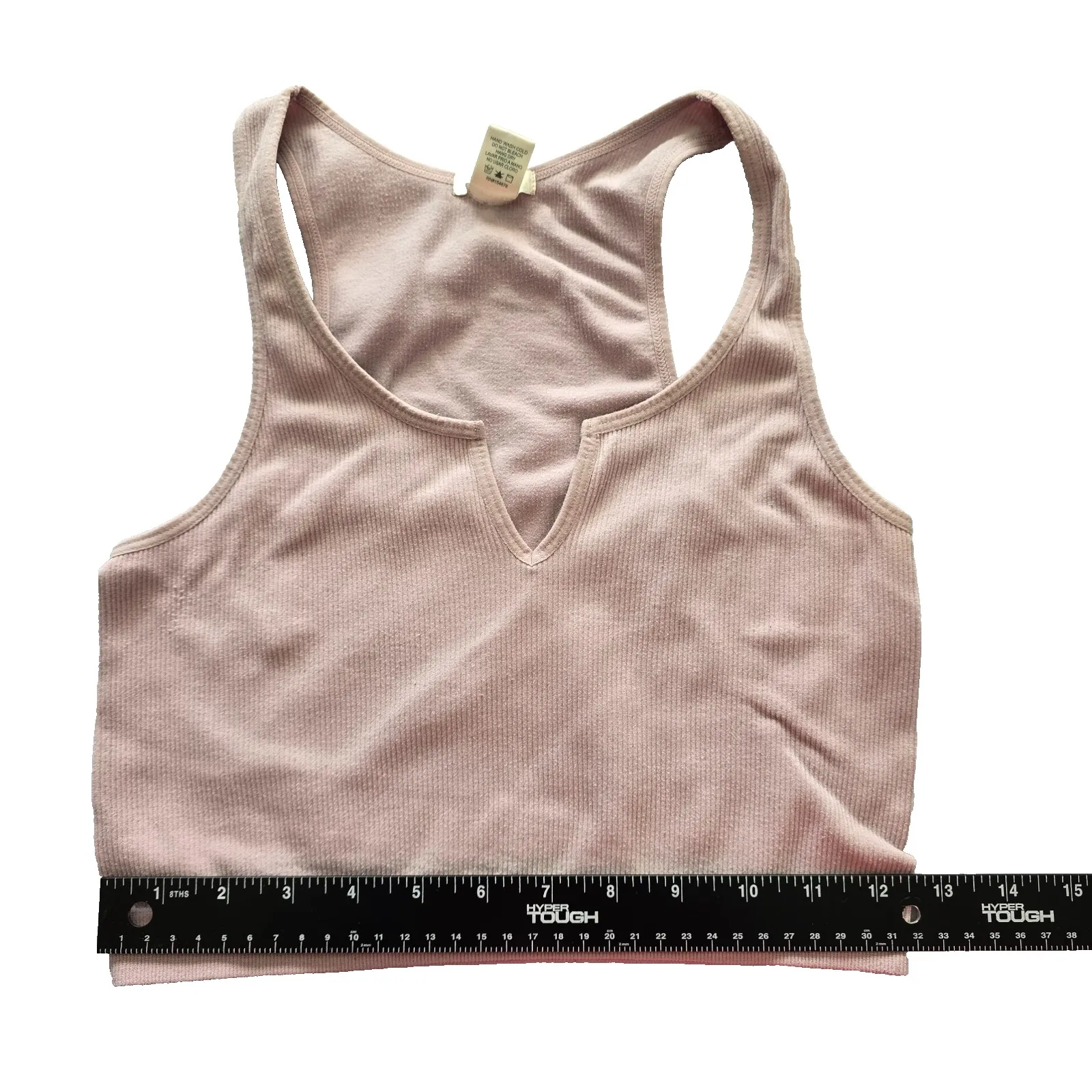 Ribbed Comfort Y2K Bra Top Wireless Pullover Stretch Sleep Purple Bozzolo S/M - Image 3