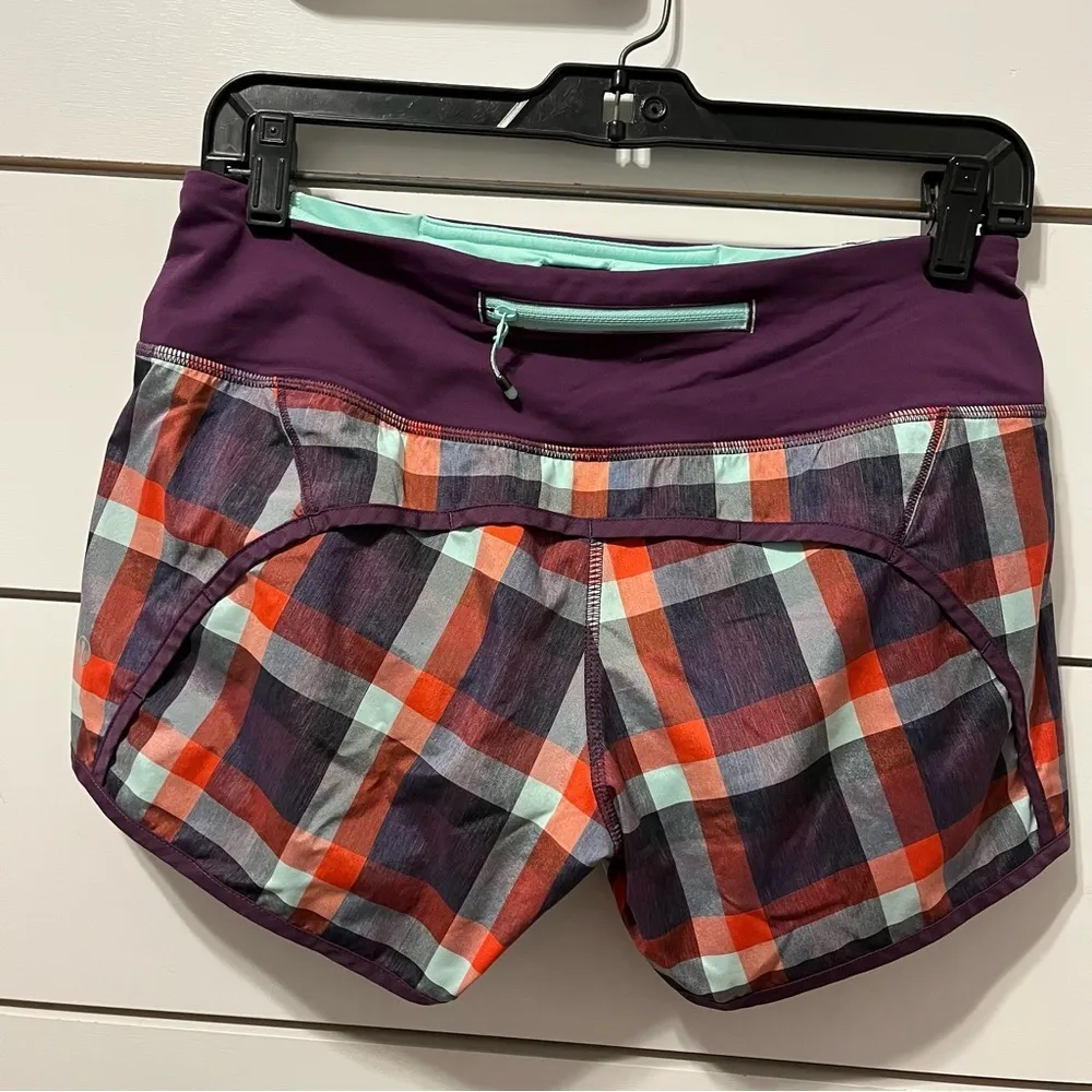 Lululemon Plaid Shorts 4” - Image 4