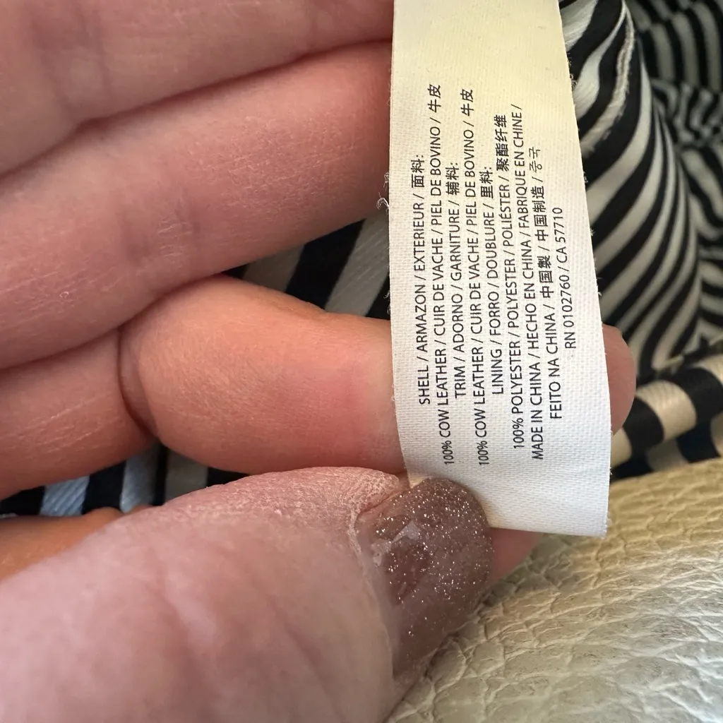 KATE SPADE Southport Avenue Lydia ivory black  Leather bag MSRP $428 (pu190 - Image 12