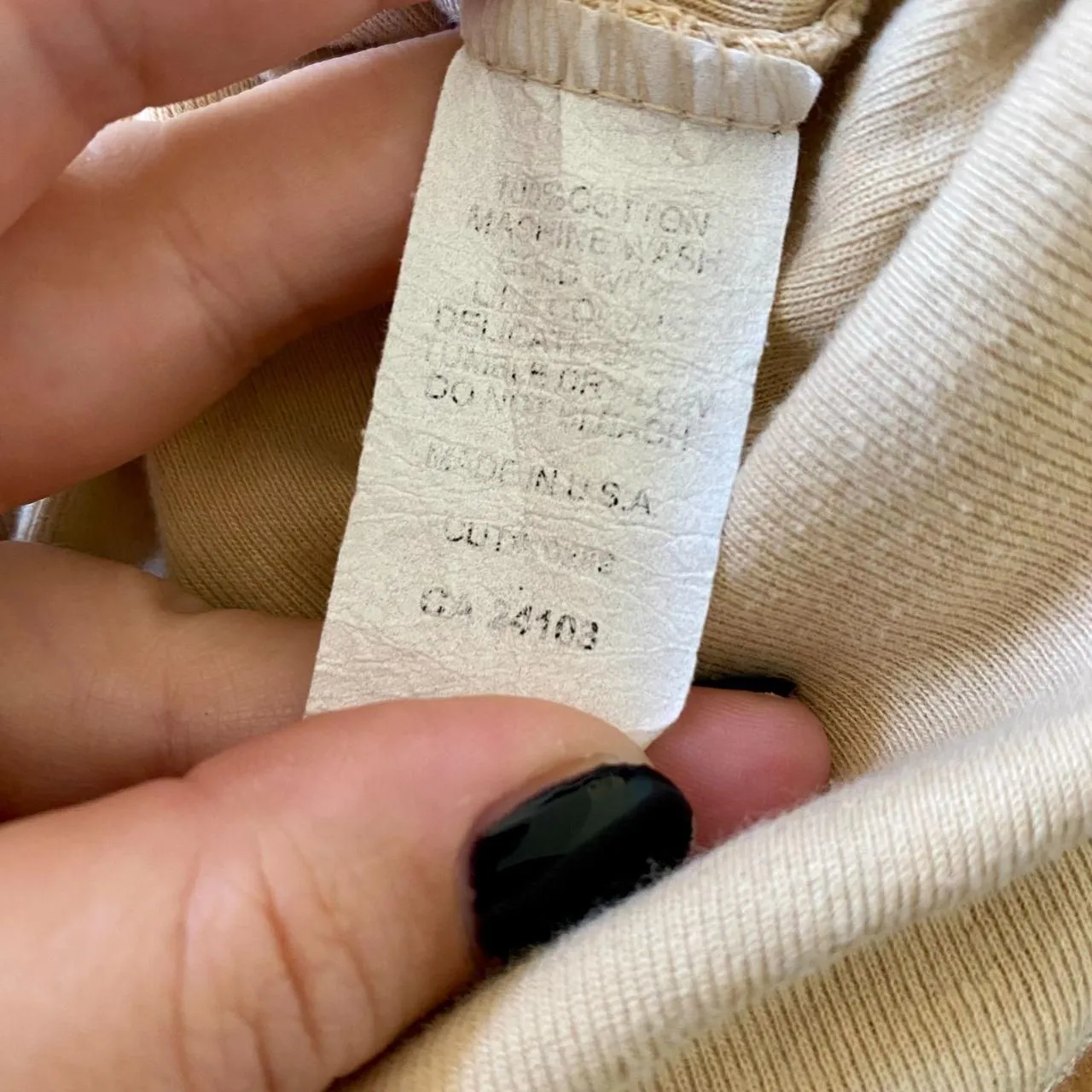 Vintage Tan Brown Early 2000's Western Cowboy Graphic Print Long Sleeve Top L Size L - Image 8