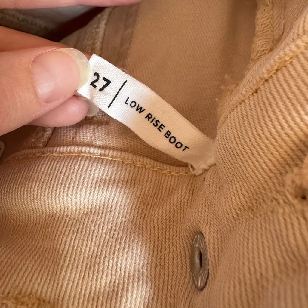 Pacsun khaki cargo‎ jeans women’s 27 - Image 5