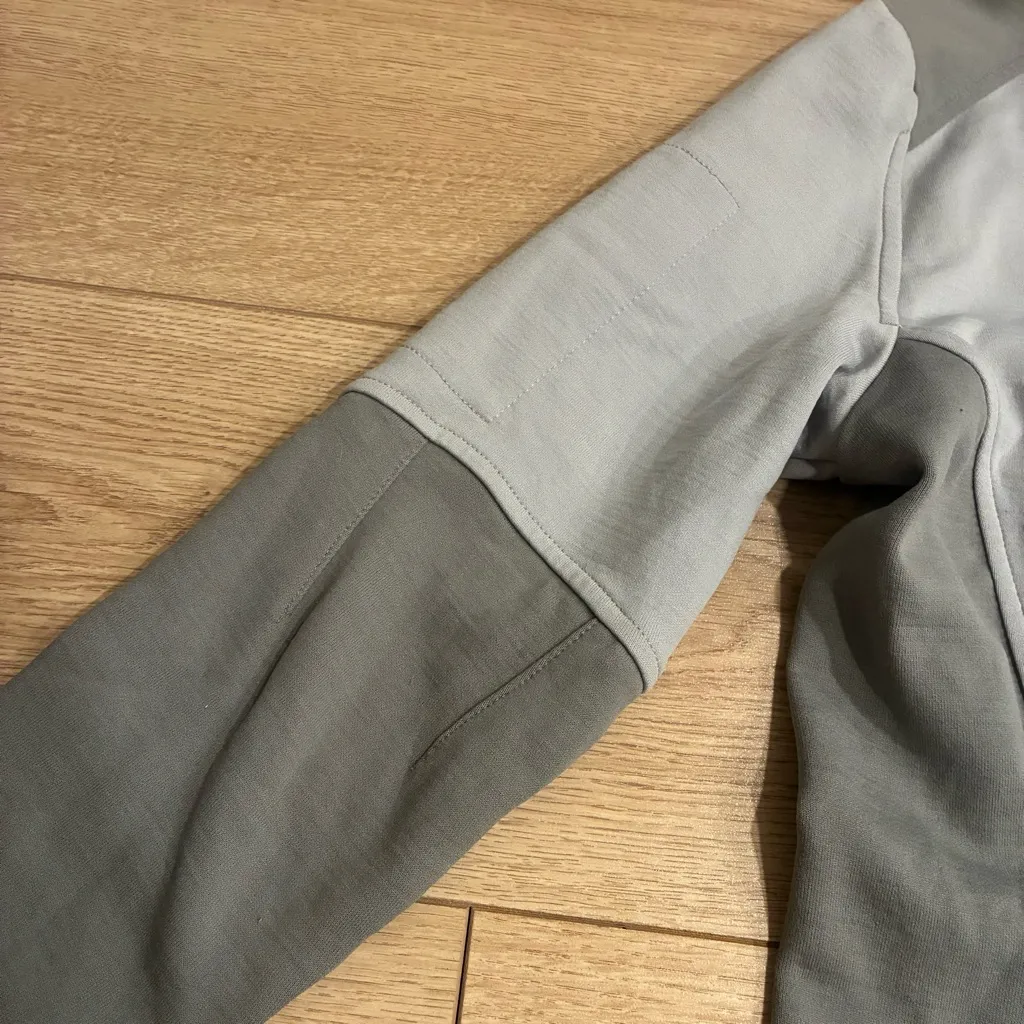 Smartwool Women’s Gray Merino Wool Blend Half Zip Sweater Size L - Image 11