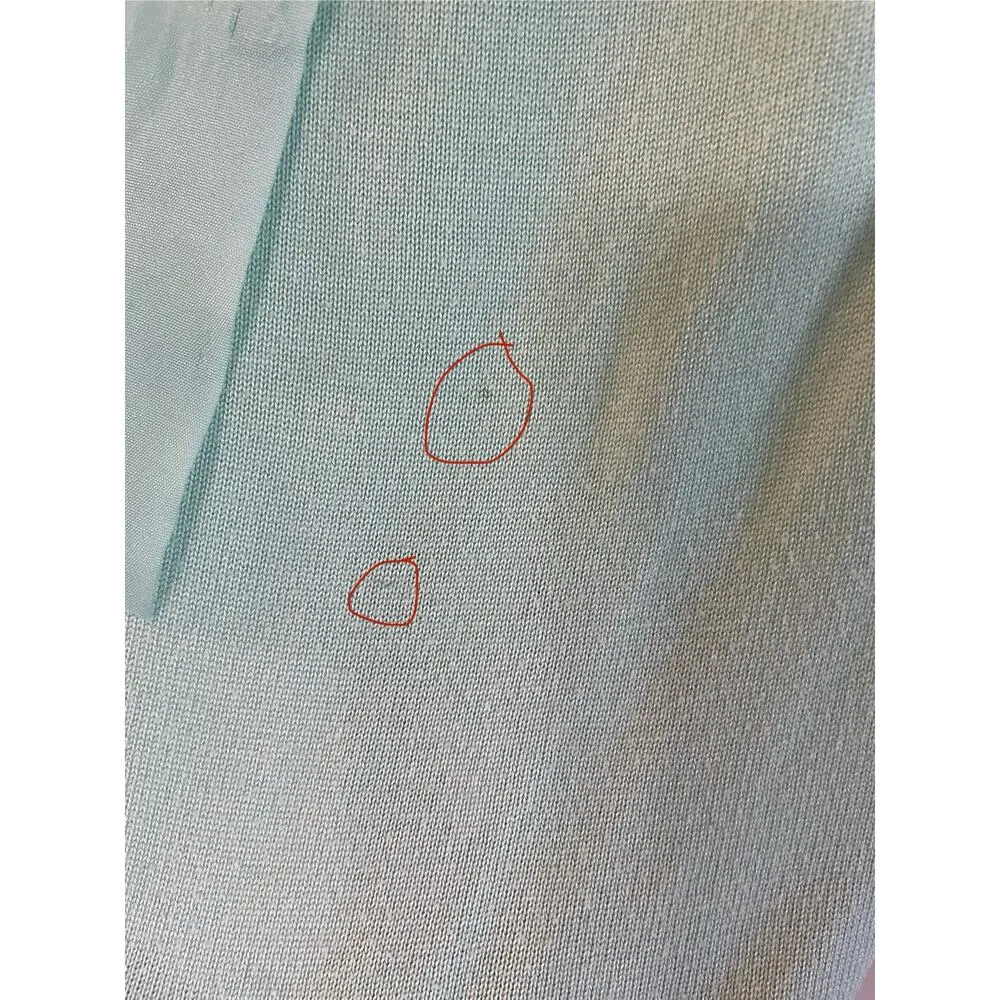 Lilly Pulitzer  mint green tie back Grady sweater size L - Image 3